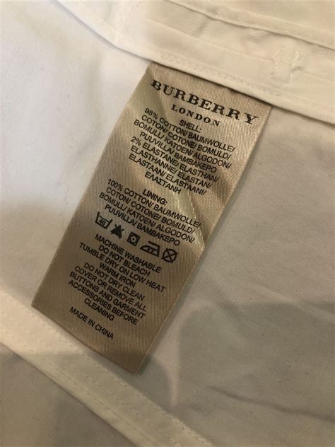 burberry london made in china